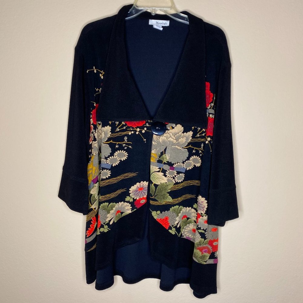 NEW moonlight by y&s floral jacket
